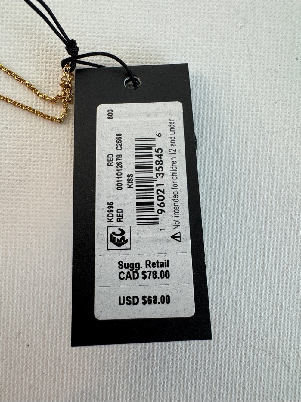 Kate Spade Hit The Town Lips Pendant Necklace - Picture 4 of 7